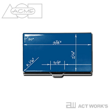 ACME アクメ BLUE PRINT 名刺入れ ビジネスカードケース　【デザイン雑貨 ステーショナリー CONSTANTIN BOYM 文房具 カード入れ】