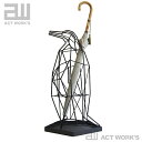 《全2色》シャドーワイヤー UMBRELLA STAND PENGUIN ペンギン 傘立て 【デザイン雑貨 アンブレラスタンド SHADOW WIRE ACT WORK'S アクトワークス 親ペンギン】