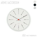 《全3色》ARNE JACOBSEN Wall Clock 210mm BANKERS／ROMAN ウォールクロック 【アルネ・ヤコブセン デザイン雑貨 壁掛け時計 デンマーク 北欧 壁掛時計】