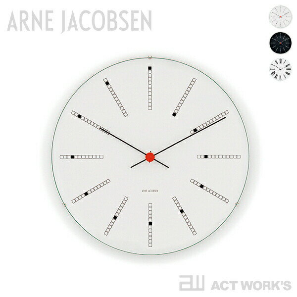 3ARNE JACOBSEN Wall Clock 290mm BANKERSROMAN 륯å ڥ͡䥳֥ ...
