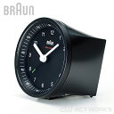 BRAUN BNC007 目覚まし時計 置き時計 ブラウン 【丸型 時計 アラーム とけい ブランド メンズ レディース アナログ 表示 置時計 電波時計】