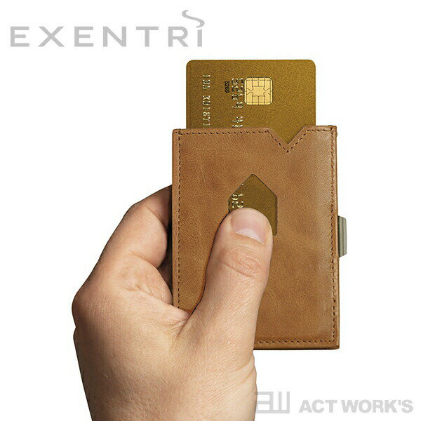 《全16色》EXENTRI Wallets ウォレット＆カードケース 札入れ 【エキセントリ デザイン雑貨 皮革 レザー クレジットカード収納 お財布 ステーショナリー ギフト お祝い プレゼント ビジネス 北欧 スキミング防止 海外旅行】2403ss