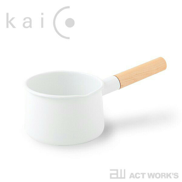 kaico ミルクパン（直径約15cm） -K-005- カイコ ホーロー 琺瑯 