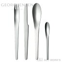 ジョージ・ジェンセン GEORG JENSEN AJ GBX 4P カトラリーセット 4ピース AJカトラリー 【ジョージジェンセン デザイン雑貨 キッチン 台所 インテリア プレゼント 贈り物 北欧 ナイフ フォーク スプーン ARNE JACOBSEN】