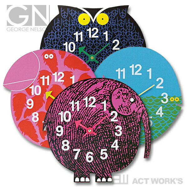 《全4種》GEORGE NELSON Zoo Timer Wall Clock（ズータイマーウォールクロック） ジョージネルソン　【デザイン雑貨 …