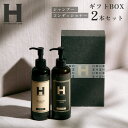 《ギフトBOX 2本セット》 シャンプー コンディショナー ひさだアートインダストリー hisada 京都 ノンシリコン エコサート認証 植物性由来成分100% オーガニック オーガニックシャンプー ヒアルロン酸 ギフト 誕生日 記念日