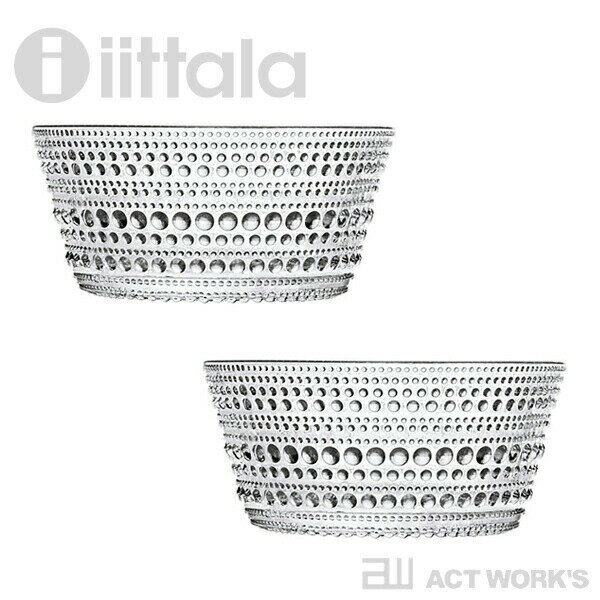 イッタラ 雑貨 iittala Kastehelmi ボウル ペアセット 230ml クリアー カステヘルミ 【イッタラ デザイン雑貨 キッチン雑貨 台所 北欧 シンプル フィンランド ボール 小鉢 お祝い ギフト プレゼント】