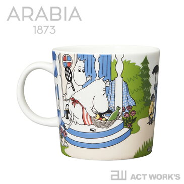 ARABIA ムーミン マグカップ 300ml 2018 summer moomin 【アラビア社 iittala イッタラ デザイン雑貨 キッチン雑貨 台所 北欧 シンプル フィンランド 食器 お祝い ギフト プレゼント ティータイム コーヒーカップ】