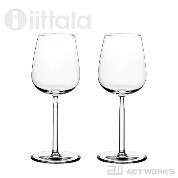 iittala Senta ホワイトワイングラス ペアセット 290ml センタ 【イッタラ デザイン雑貨 キッチン雑貨 台所 北欧 シンプル フィンランド ディナー お祝い ギフト プレゼント】