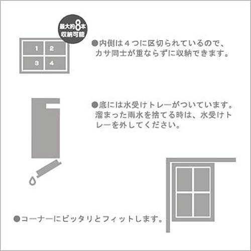 【RCP】tidy（ティディ） 傘立て　テットミニ