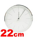 【RCP】Max Bill 壁掛け時計 Line22cm 時計 クロック ウォールクロック