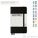 《全16色》LEUCHTTURM1917 A6ポケット 無地 ハードカバーノート 【ロイヒトトゥルム 手帳 メモ帳 日記 記録 ドイツ 通勤 通学 出張 レフィル ステーショナリー 文房具 万年筆】2509ss