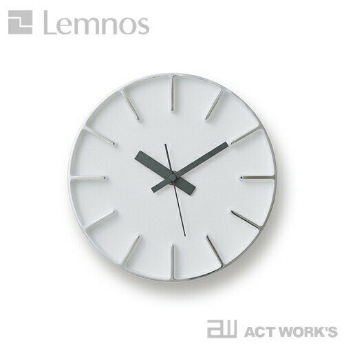 《全3色》LEMNOS edge clock エッジクロック -Sサイズ-　【タカタレムノス デザイン雑貨 置き時計 壁掛け時計 ウォールクロック スタイリッシュ インテアリア 北欧 リビング ダイニング キッチン オフィス 店舗】