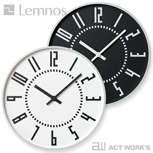 《全2色》LEMNOS eki clock エキクロック　【タカタレムノス デザイン雑貨 壁掛け時計 ウォールクロック シンプル イ…