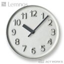 《全2色》LEMNOS ファウンダークロック Founder clock 【タカタレムノス デザイン雑貨 掛け時計 クロック シンプル インテリア 壁時計 富山...