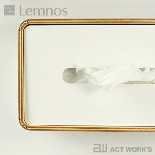 《全2色》LEMNOS STOCK ティッシュケース　【タカタレムノス デザイン雑貨 ティッシュペーパー キッチン 台所 リビング ダイニング 詰め換え 洗面所 シンプル 木 北欧】 2