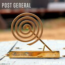 POST GENERAL ブラス モスキートコイルホルダー 蚊遣り 蚊取り線香立て 98216-0009【ポストジェネラル 蚊取り線香ポット BRASS MOS...