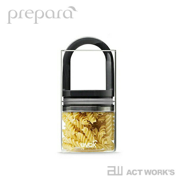 楽天ACT WORK’Sprepara EVAK フードストレージ Mサイズ（ロングハンドル） 【プレパラ イヴァーク エアタイト AIR TIGHT FOOD STORAGE デザイン雑貨 珈琲 キッチン雑貨 食品保存容器 ストッカー キャニスター 24oz 24オンス】