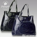 《全2色》peroni ペローニ レザートートバッグ P-54(ハンドル平) 【デザイン雑貨 ハンドメイド レザー 皮革 イタリア フィレンツェ 肩掛け カバン...