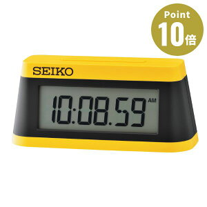 SEIKO スポーツミニタイマークロック SQ818Y 【セイコー デザイン雑貨 インテリア オフィス 置時計 シンプル 置き時計 陸上競技場 ミニクロック 目覚まし時計 アラームクロック】