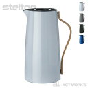 《全4色》stelton Emma バキュームジャグ（コーヒー） 1.2L ステンレス製魔法瓶 エマ 【ステルトン デザイン雑貨 保温ポット 保冷ポット 珈琲 キッチン雑貨 喫茶 紅茶 緑茶 日本茶 ホット アイス ティータイム ウォーターピッチャー 北欧】2403ss