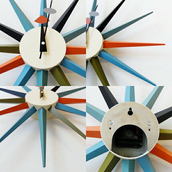 【RCP】GEORGE NELSON ジョージネルソン SUNBURST CLOCK4941964133969 [2]