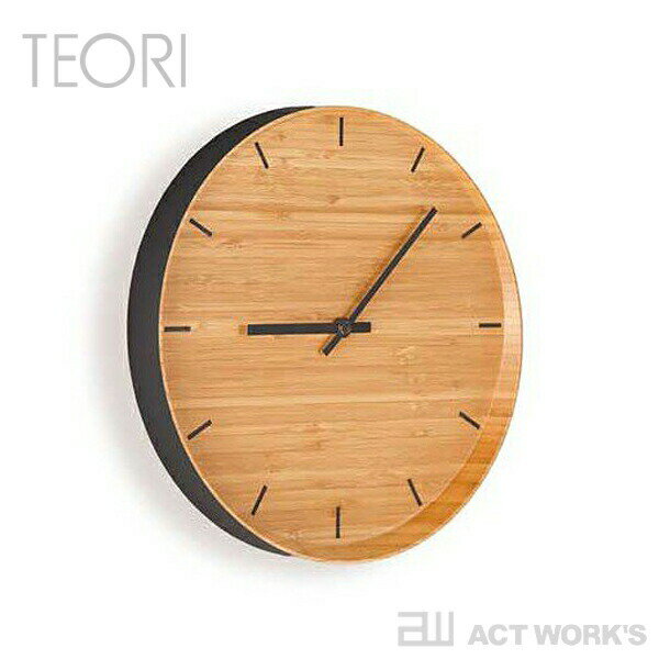 TEORI ウォールクロック 壁掛け時計 WALL CLOCK 【テオリ デザイン雑貨 リビング インテリア 掛時計 国内生産 日本製…