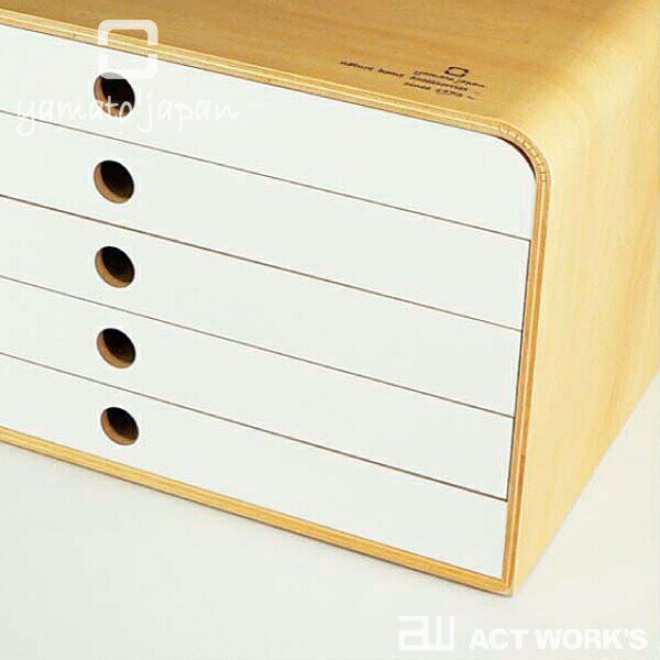 《全2色》ヤマト工芸 A4 FILE CASE-5段- yamato japan 【ヤマトジャパン ハンドメイド デザイン雑貨 木工 日本製 メイドインジャパン ファイルケース インテリア ステーショナリー デスク収納】 [2]