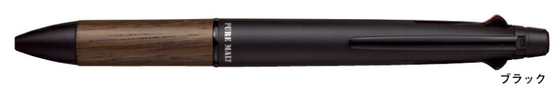 【三菱鉛筆】ピュアモルト (オークウッド・プレミアム・エディション) 4&1 5機能ペン