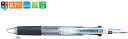 【三菱鉛筆】クリフター4色ボールペン　透明