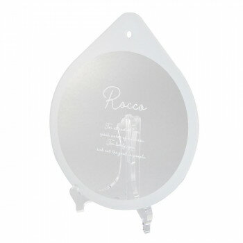 カザロ しずくオーナメント シングル 皿立 ホワイト 36M020P0207