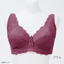 TAMURA yauco 脇高ワイヤー入り フルカップブラジャー プラム F80 YTC22(4)