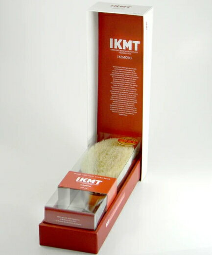 池本刷子工業　IKMT イケモト　静電気除去洋服ブラシ　白毛 IKC3422