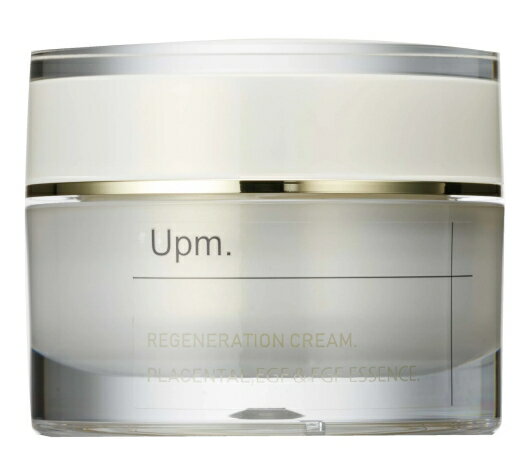 Upmモイスチャークリーム 30g　ヒト臍帯血エキス ナノ化馬プラセンタ EGF FG フラーレンを贅沢に配合。