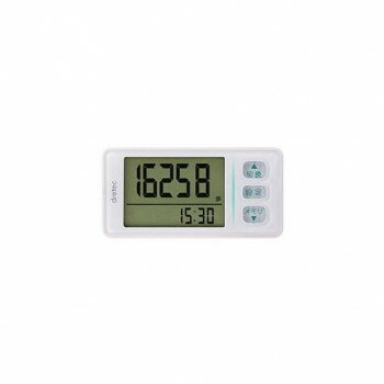 乐天商城 - ドリテック dretec 大画面歩数計 ホワイト H-236WT