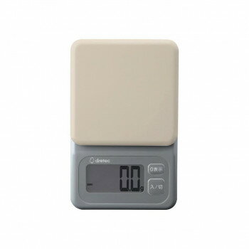樂天商城 - ドリテック dretec デジタルスケール「ブロート」2kg/0.1g ダークグレー KS-726DG