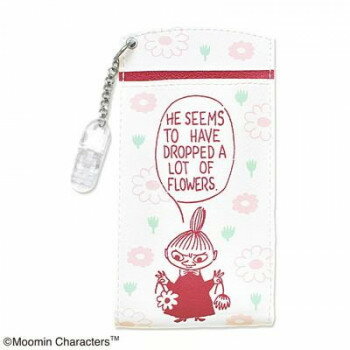 ムーミン 胸ポケット用ペンケース FLOWER ルビーレッド ST-CNM0008