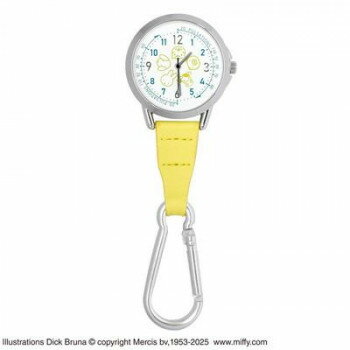 ミッフィー カラビナ付きウォッチ アニマルズ イエロー ST-PLMF0008