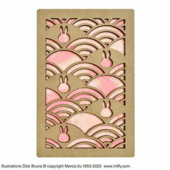 ミッフィー 透かし彫り 御朱印帳 桜吹雪 ST-TMF0069