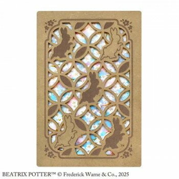 ピーターラビット 透かし彫り御朱印帳 桜霞 ST-TP0030