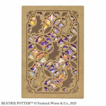 ピーターラビット 透かし彫り御朱印帳 絢爛 ST-TP0032