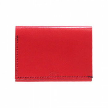 樂天商城 - 国産レザー デュン dunn 3wings wallet 手のひらサイズの三つ折財布 レッド DTW02