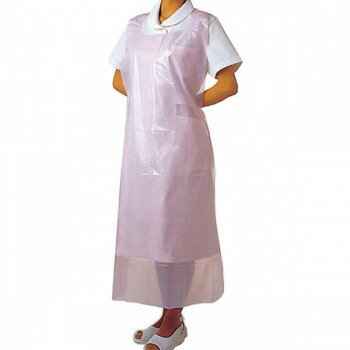 竹虎 竹虎ビニールエプロンP 100枚入 ピンク 076352