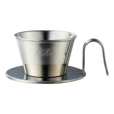 Kalita(カリタ)　TSUBAME＆Kalita　ステンレス製コーヒードリッパー　WDS-155　04103