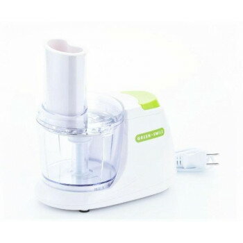 グリーンスマイル　電動大根おろし器　GM-9768　大根おろし おろし器 おろし すりおろし みぞれ 大根 リンゴ りんご 家電 電動 簡単 楽々 ラクラク 調理 調理器具 キッチン 便利　和平フレイズのサムネイル