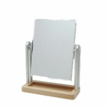 メリー　木製トレイ付スタンドミラー　ナチュラル　AF-1