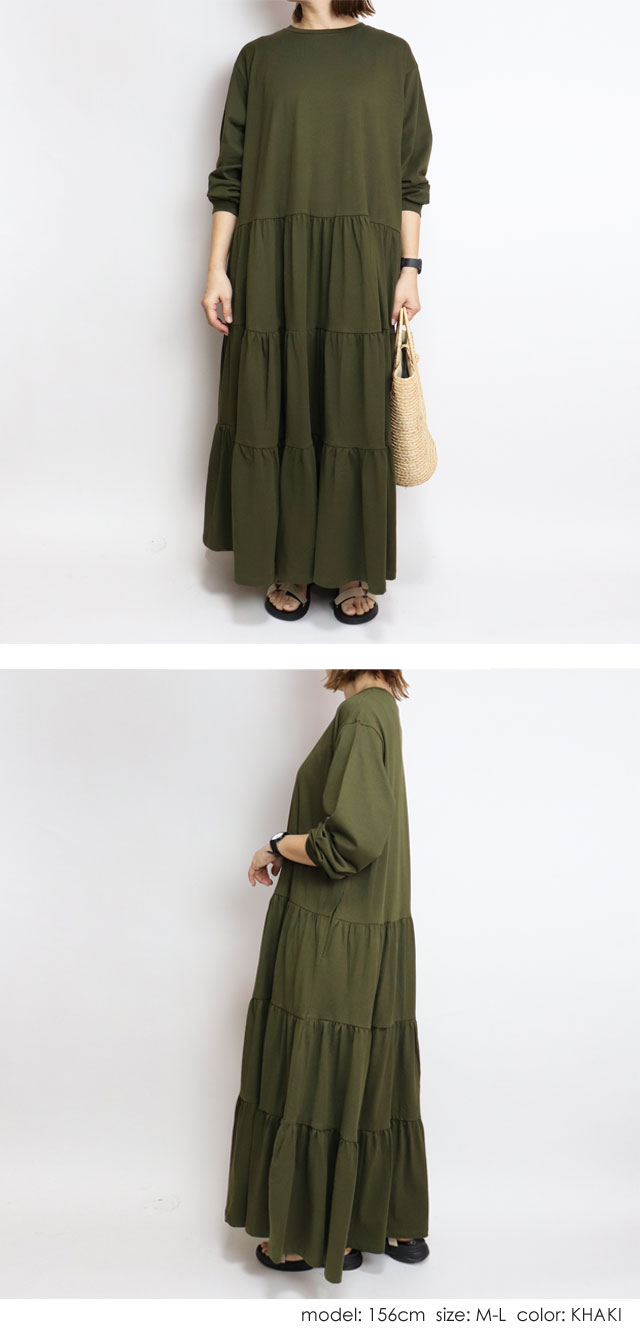 M-L LL-3L 4L-5L ティアードカッ...の紹介画像2