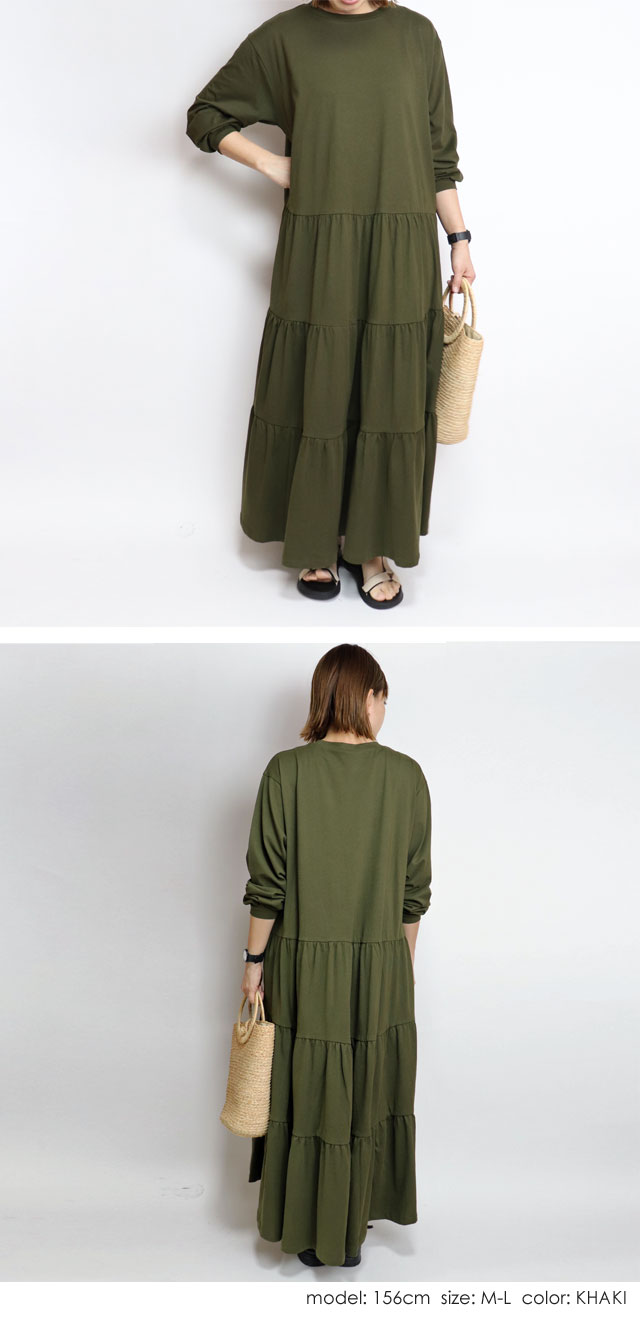 M-L LL-3L 4L-5L ティアードカッ...の紹介画像3