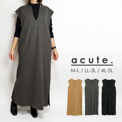 M-L LL-3L 4L-5L キーネックデザインワンピース ak-0096 ノースリーブワンピース キーネックワンピ コットンワンピース 大人ワンピース レディース ワンピース 大きいサイズ 30代 40代 50代 着やせ 体型カバー 大きめ ゆったり 春 夏 秋 冬