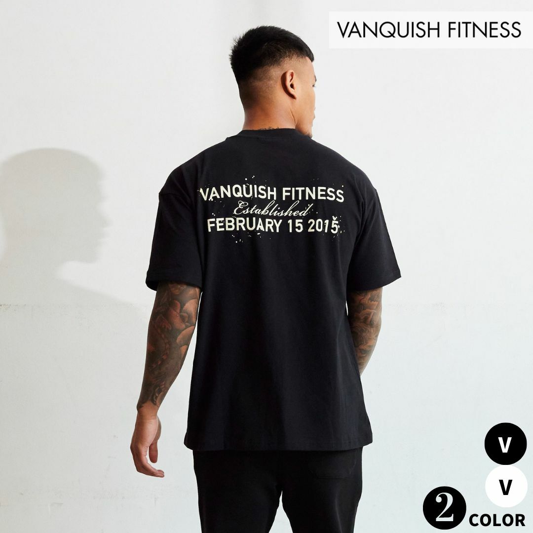 ヴァンキッシュ フィットネス VANQUISH TSP BIRTHDAY オーバーサイズ Tシャツ メンズ トレーニング 筋トレ スポーツウエア ジム 正規品